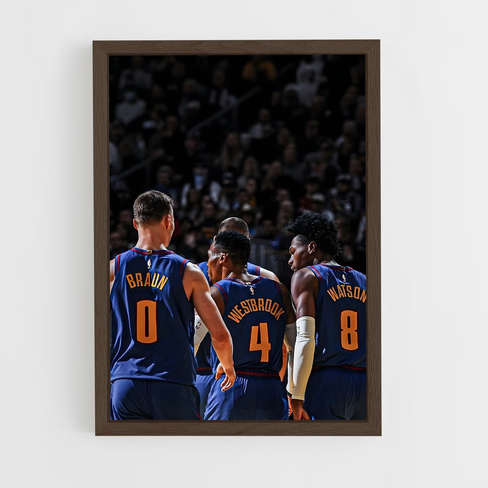 Poster Golden Hustle – affiche Basketball (vue 5)